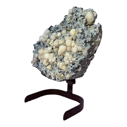 Gyrolite on Grey Chalcedony