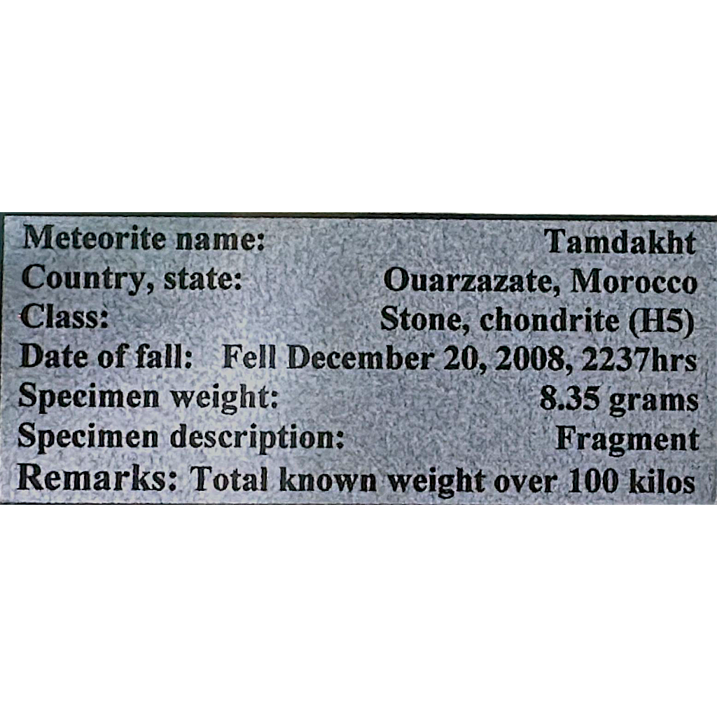 Meteorite (Tamdakht)