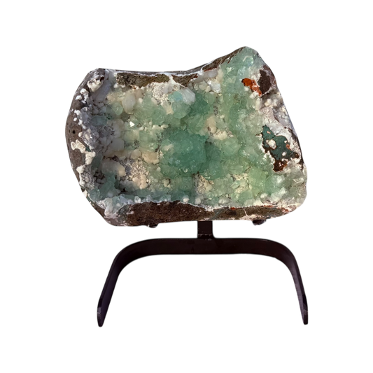Apophyllite with stilbite