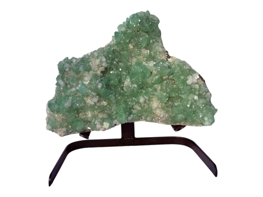 Green Apophyllite with sitilbite