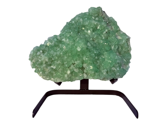 Green Apophyllite with sitilbite