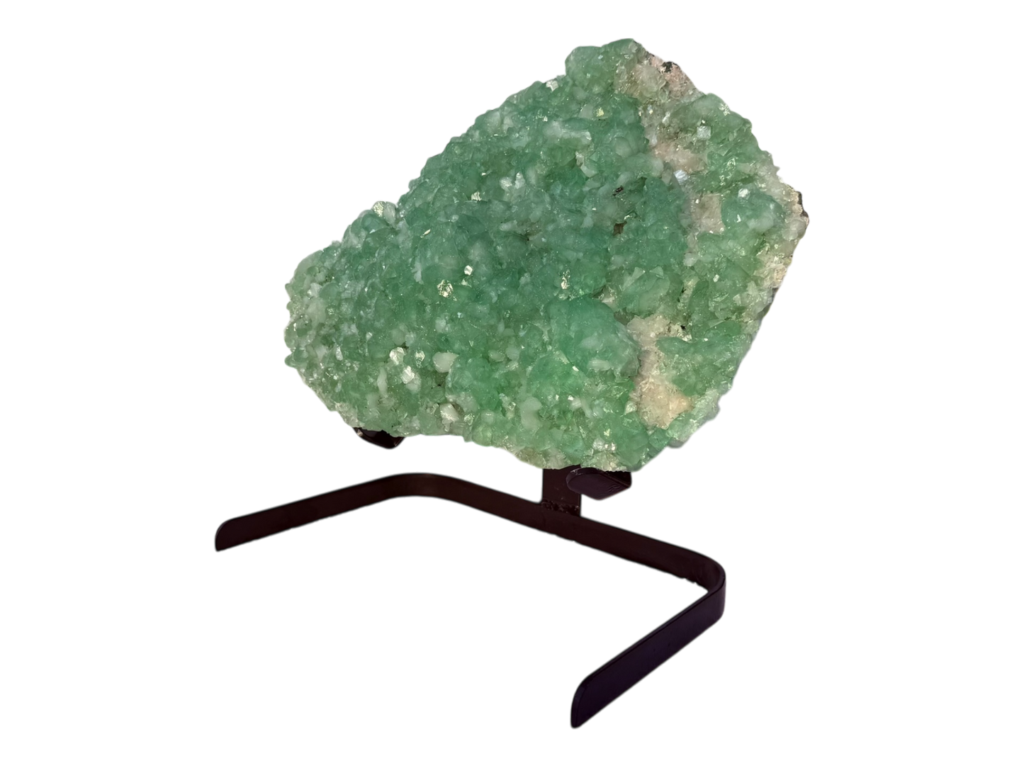 Green Apophyllite with sitilbite