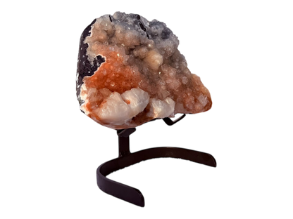 Orange Apophyllite with stilbite