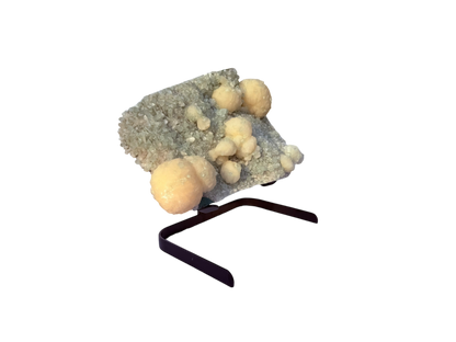Apophyllite with stilbite