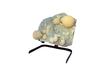 Apophyllite with stilbite