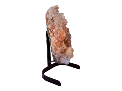 Red Apophyllite with stilbite