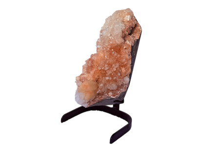 Red Apophyllite with stilbite