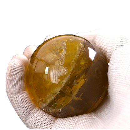 Lemon Quartz Sphere