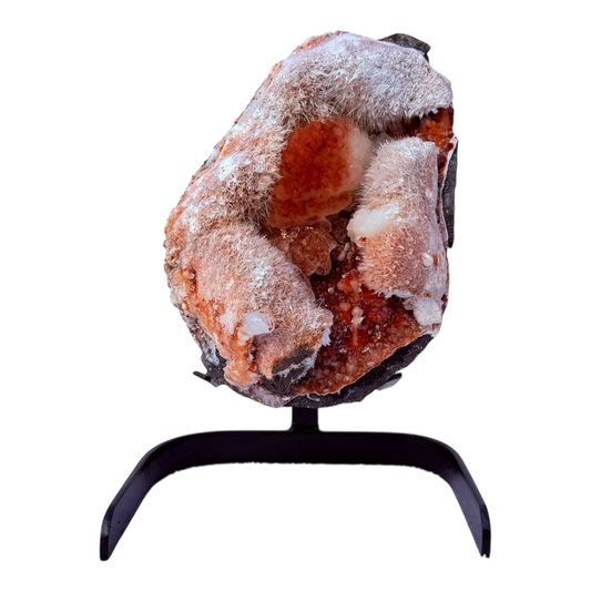Mordenite On Red Stilbite