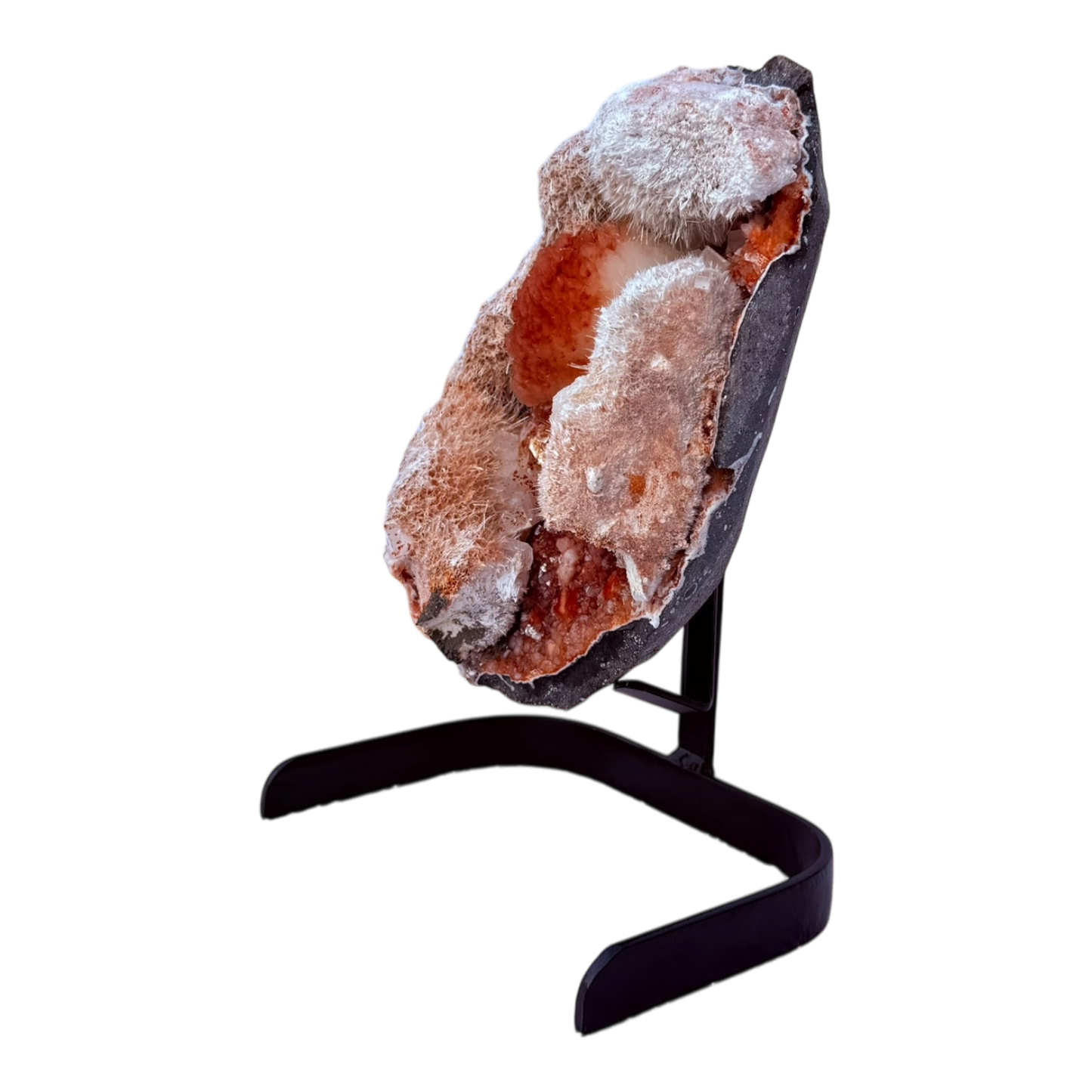 Mordenite On Red Stilbite