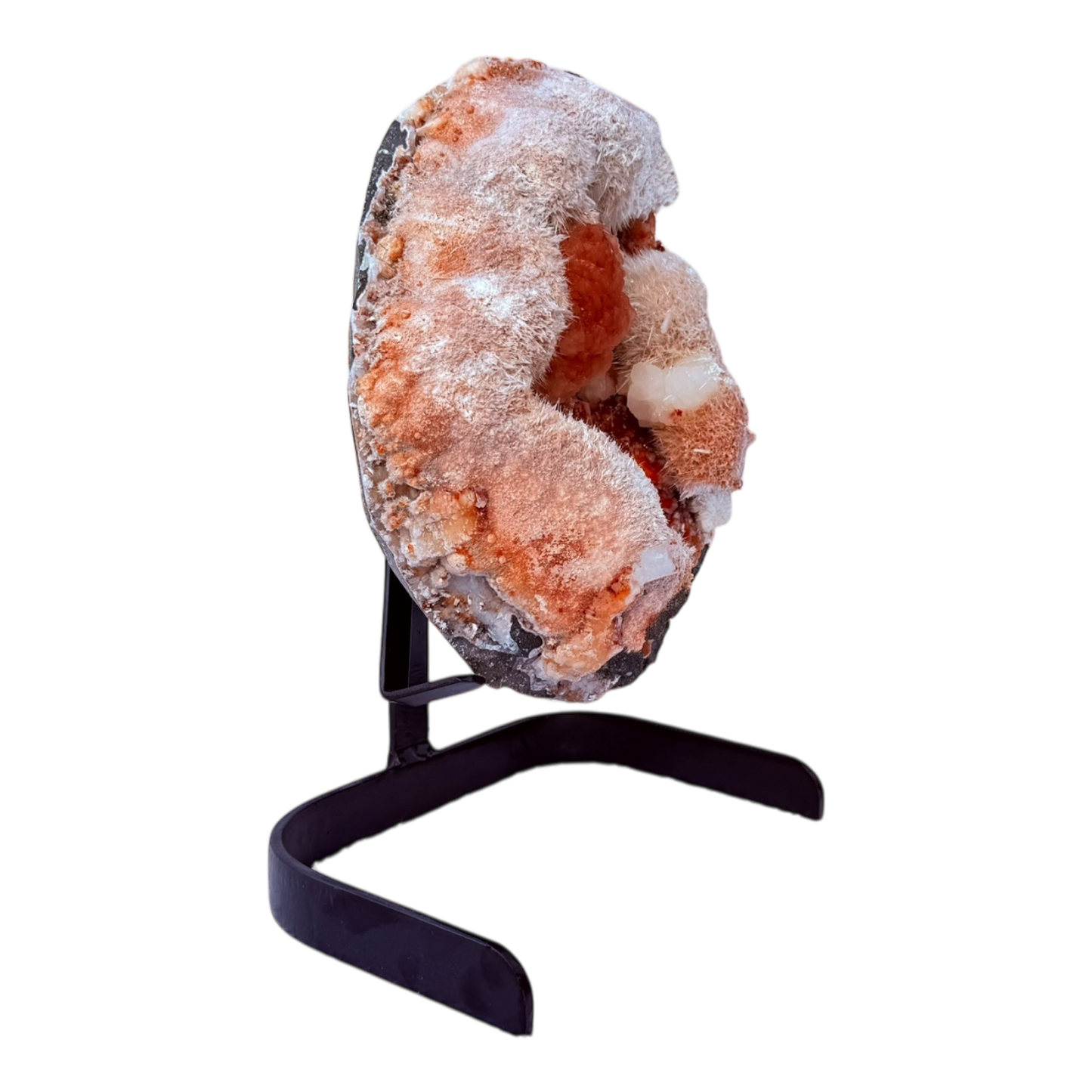 Mordenite On Red Stilbite