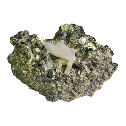 Quartz in Pyrite