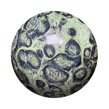 Orbicular Jasper Sphere