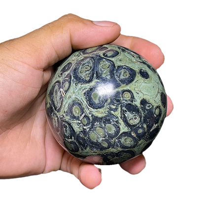 Orbicular Jasper Sphere
