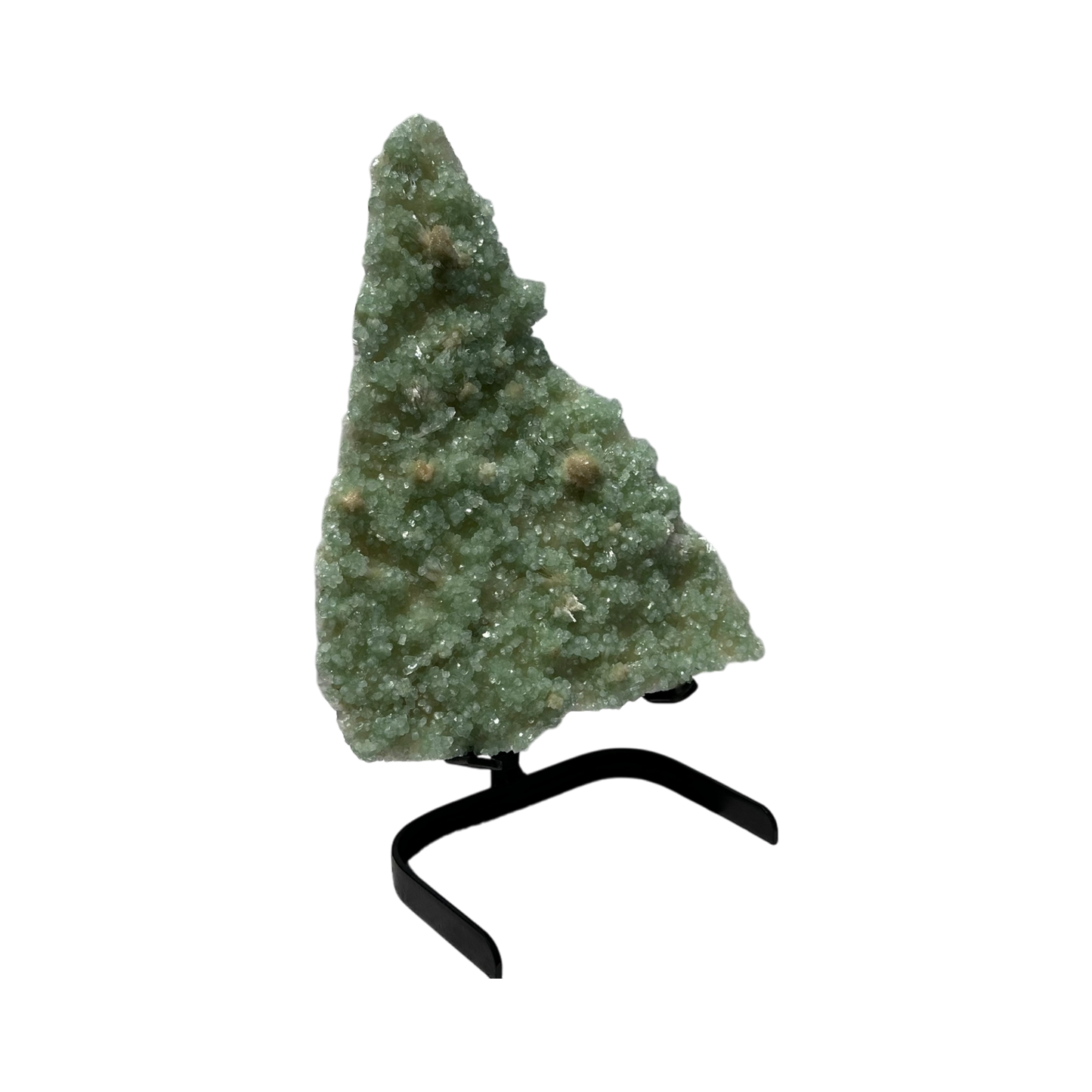 Green Apophyllite with Scolecite