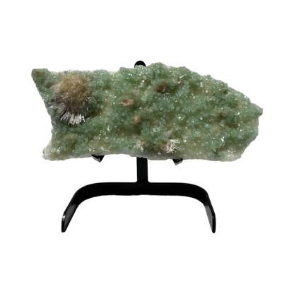 Green Apophyllite with Scolecite