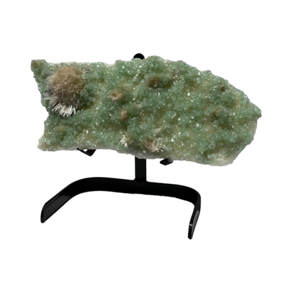 Green Apophyllite with Scolecite