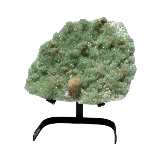 Green Apophyllite with Scolecite