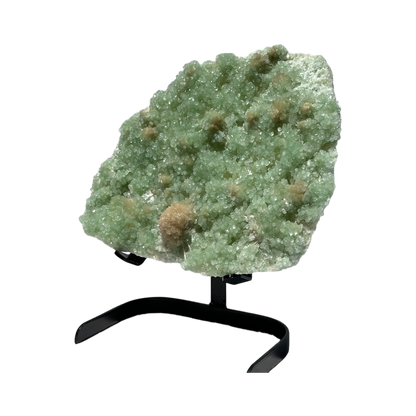 Green Apophyllite with Scolecite
