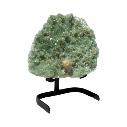 Green Apophyllite with Scolecite
