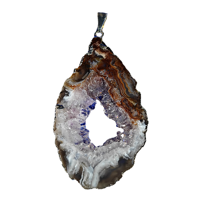 Druzy Agate Pendents