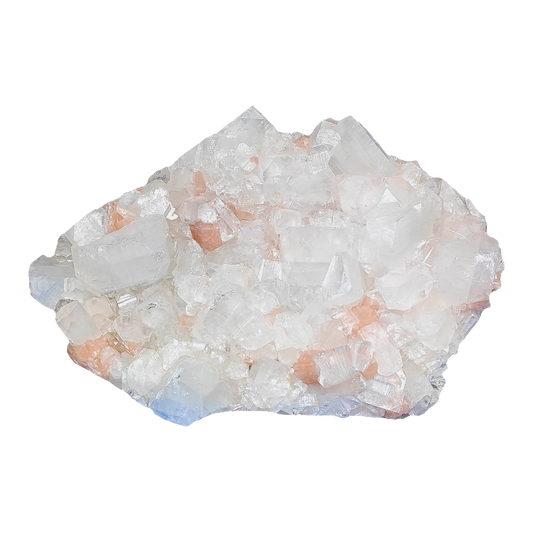Cubic Apophyllite with Stilbite