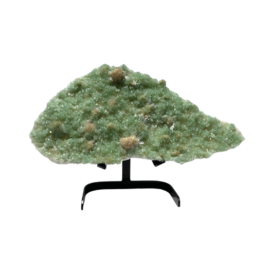 Green Apophyllite with Scolecite