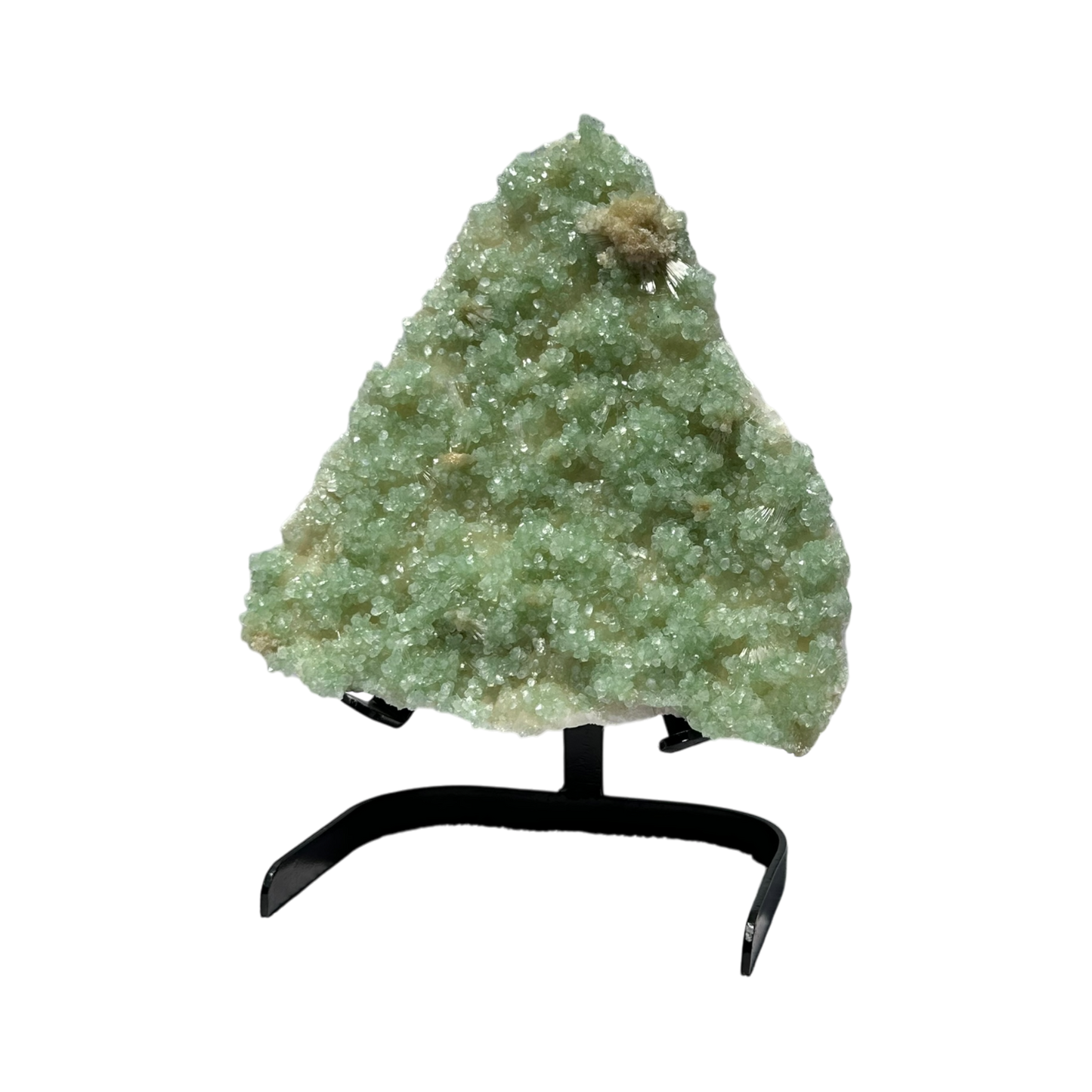 Green Apophyllite with Scolecite