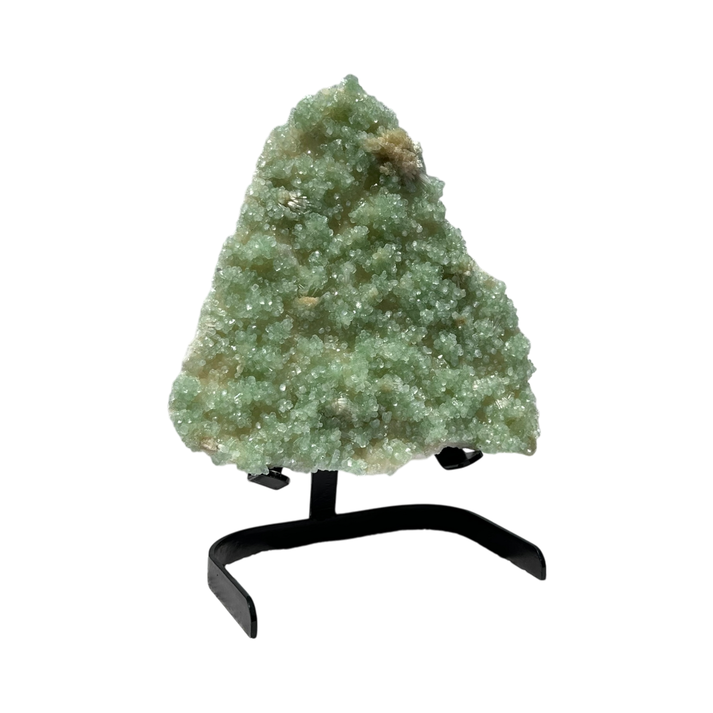 Green Apophyllite with Scolecite