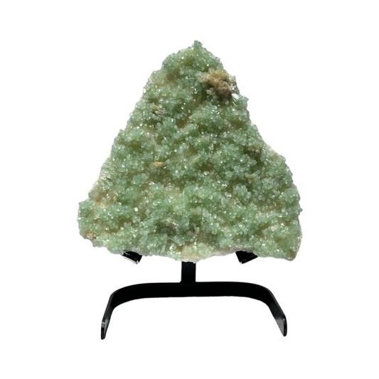 Green Apophyllite with Scolecite