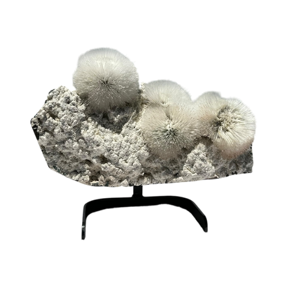 Scolecite on Mordenite