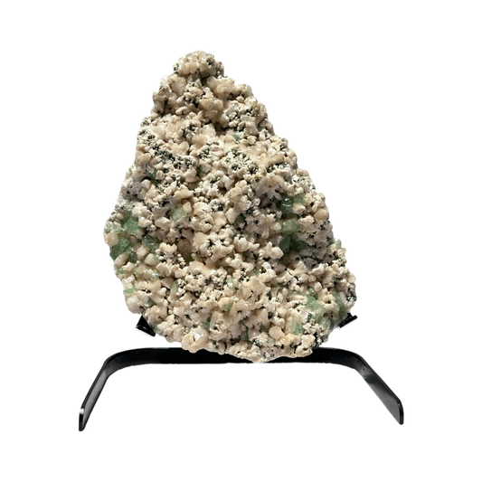 Green Apophyllite with Stilbite
