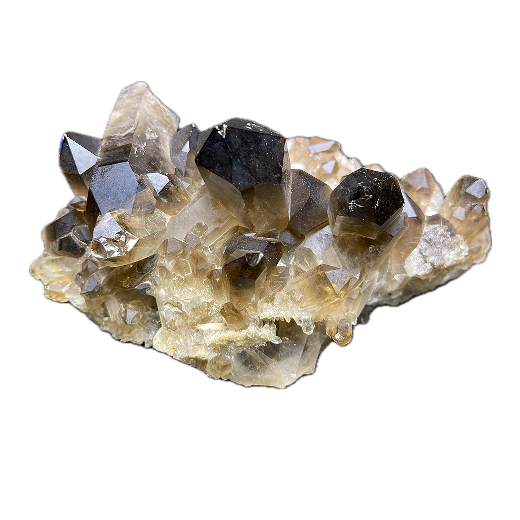 Smoky Quartz Cluster