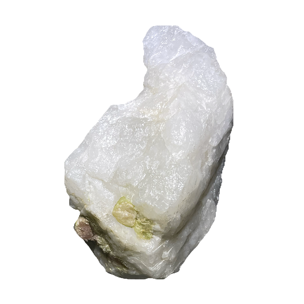 Green Tourmaline in Quartz