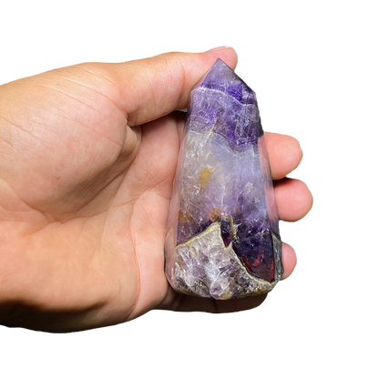 Chevron Amethyst Crystals ( 7 Piece Set )