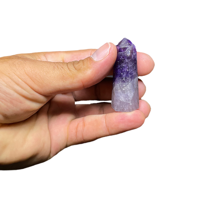 Chevron Amethyst Crystals ( 7 Piece Set )