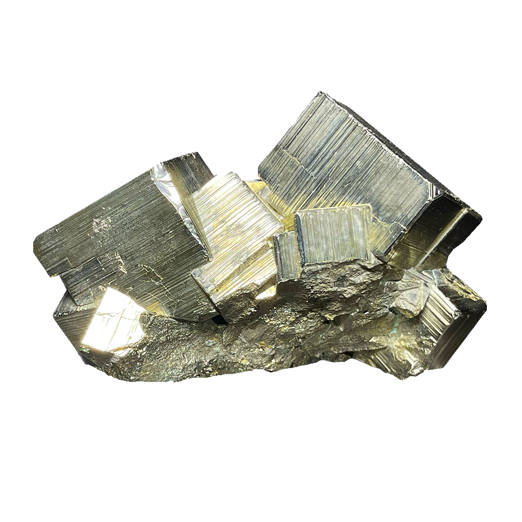 Cubic Pyrite Cluster