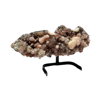 Pink Apophyllite with stilbite