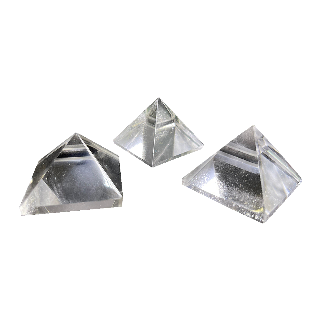 Quartz Pyramid (4pc/ Set)