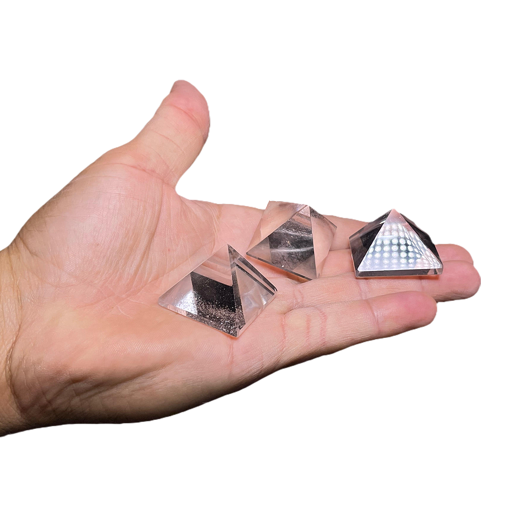 Quartz Pyramid (4pc/ Set)