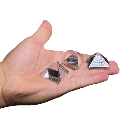 Quartz Pyramid (4pc/ Set)