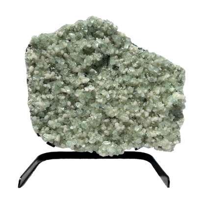 Green Apophyllite with stilbite