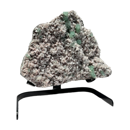 Green Apophyllite with stilbite