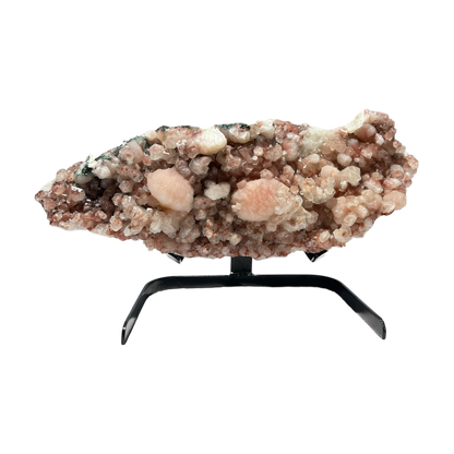 Pink Apophyllite with stilbite