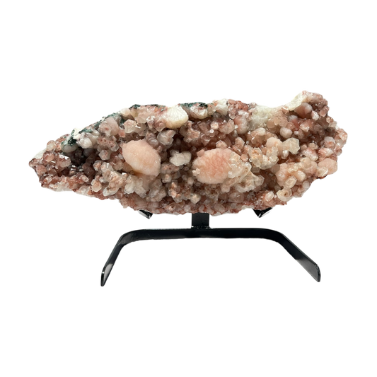 Pink Apophyllite with stilbite