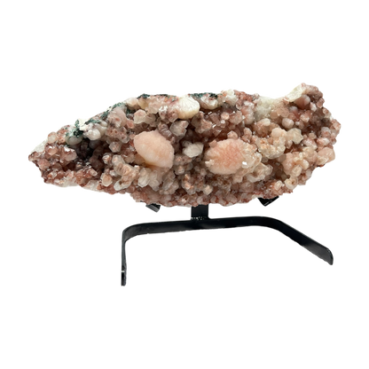 Pink Apophyllite with stilbite