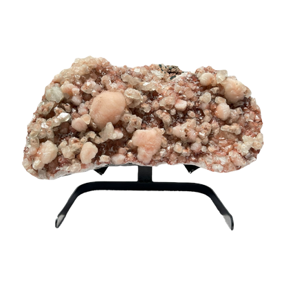 Pink Apophyllite with stilbite