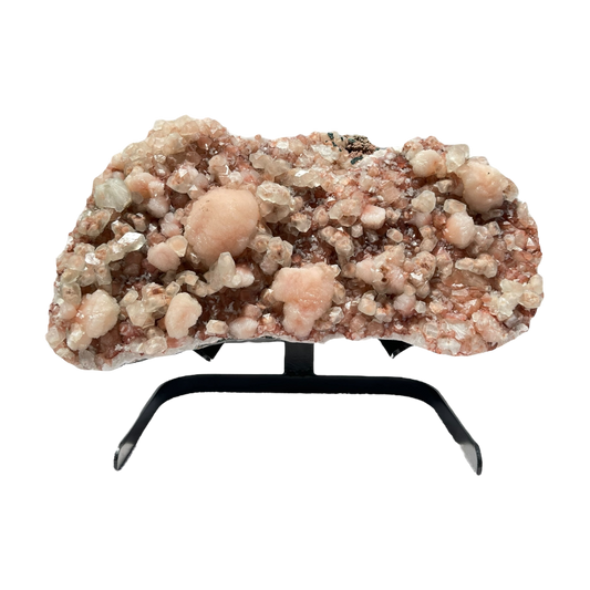 Pink Apophyllite with stilbite
