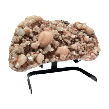 Pink Apophyllite with stilbite