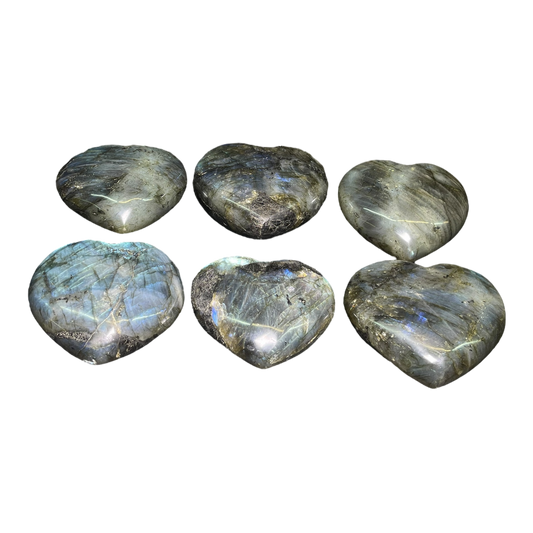 Labradorite Heart